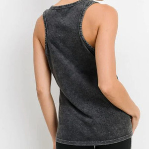 Débardeur Athlétique Confortable pour Femme – Tenue Quotidienne Décontractée et de Fitness – Respirant, Séchage Rapide, Couleur Unie, Tissu Tricoté - Product Image 3