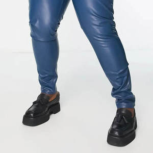 Pantalons en cuir pour hommes fabriqués en usine, vente en gros, de la meilleure qualité. - Product Image 5