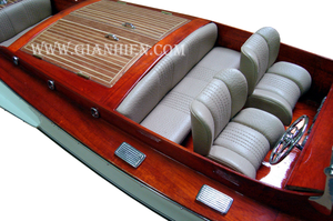ผู้ผลิต Gia Nhien อนุมัติการออกแบบที่กําหนดเอง CHRIS CRAFT RUNABOUT เรือเร็วไม้แฮนด์ริคราฟท์ปี 1930 คุณภาพสูง - Product Image 5