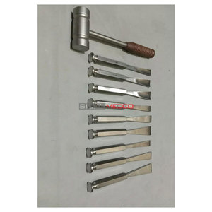 Osteotome, ciseau à os, manche en fibre, instrument chirurgical orthopédique, outil de coupe osseuse de précision, réutilisable, qualité médicale - Product Image 4