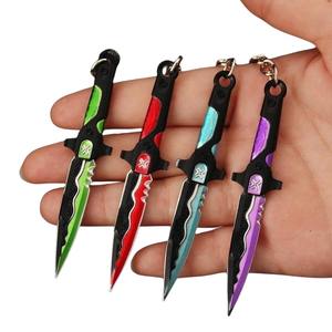 Nuevo Modelo de Arma Metálica, Mini Cuchillo, Llavero con Diseño de Valorant Forsake, Tamaño 8cm - Product Image 3
