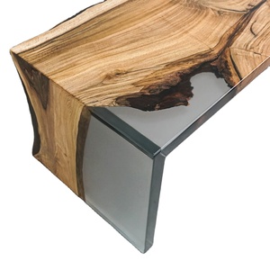 Epoxy Home Decor Furniture Direct Manufacturer Handmade Resein Epoxy <b>Table</b> <b>Wood</b> and <b>Resin</b> with Customization <b>for</b> Shape Logo - Product Image 4
