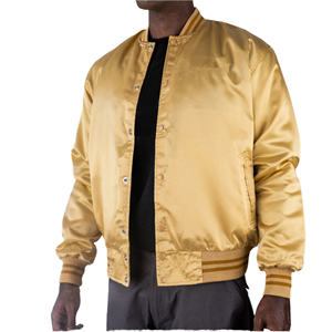 Blouson universitaire en satin anti-rétrécissement, style classique Letterman, personnalisable, streetwear, avec patchs brodés en laine pour l'hiver, couleurs optimales - Product Image 1