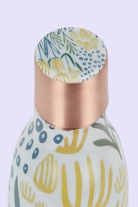 Meena Printed Copper Water Bottle 100% Pure Copper Handmade Eco-Friendly with Lid & <b>Tea</b> <b>Infuser</b> Classic Design Premium Drinkware - Product Image 5
