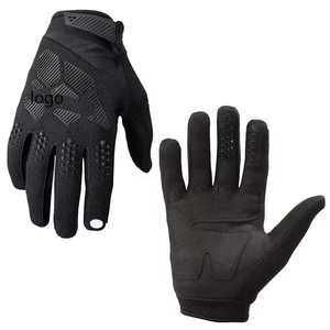 Gants de course d'hiver respirants à doigts complets avec impression en silicone, sur mesure - Product Image 1