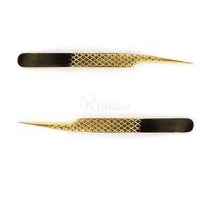 Pinzas Profesionales para Pestañas con Ángulo de 45 Grados, Pinzas para Extensión de Pestañas de Volumen, para Recoger con Alta Precisión, Suministros para Salón - Product Image 4