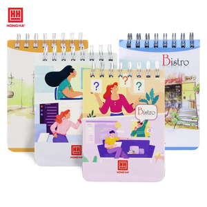 Assorted Colors Spiral Notepad <b>Paper</b> Cover Lamination Printing 200 Pages Vietnam Origin Promotion Use Hong Ha Brand - Product Image 3