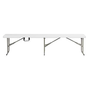 Panca Pieghevole Contemporanea da 6 Piedi per Cortile e Parco, Arredo Moderno in Legno per Patio e Giardino - Product Image 2