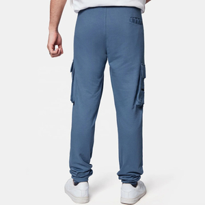 Pantalon de jogging cargo personnalisé, décontracté, écologique, respirant, séchage rapide, léger, taille élastique, coupe ample, protection UV, en soie glacée - Product Image 3