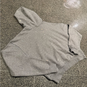 Customized High Quality Winter Men's Lightweight French Terry Hooded Sweatshirt Polyester/Cotton <b>Material</b> Breathable Windproof - Product Image 5