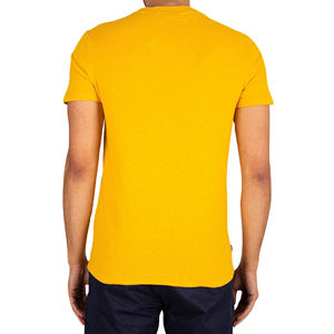 Camiseta de Manga Corta para Hombre, 100% Algodón, Cuello Redondo, Antiarrugas, Transpirable, Ecológica, de Secado Rápido, Estampado Sólido, Casual, OEM - Product Image 6