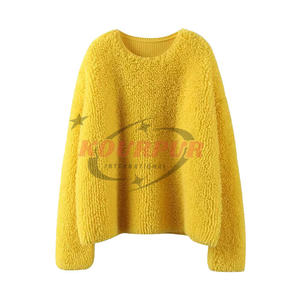 Suéter de mohair para hombre, logotipo personalizado, letras jacquard, cuello redondo acanalado de lujo, suéter de punto de lana mohair estilo streetwear para hombre - Product Image 2