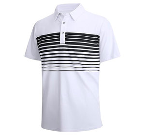 เสื้อกอล์ฟพรีเมียมขายส่ง ปักลายถักติดกระดุม ผ้าฝ้าย 100% แห้งเร็ว กันยับ ระบายอากาศได้ดี สำหรับผู้ชาย - Product Image 1