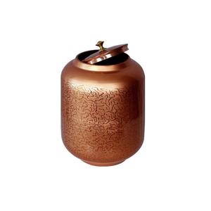 Pure Copper Water <b>Dispenser</b> Tank with Tap Traditional Copper Matka Ayurvedic Storage Pot for <b>Drinking</b> Water - Product Image 1