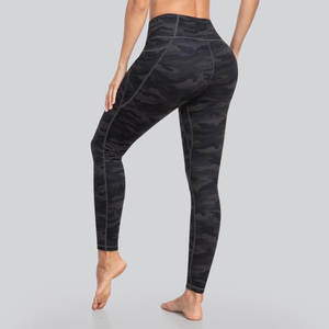 Team <b>Builder</b> Women's High Waist Yoga Leggings Side Pockets Custom Gym Fitness Workout Compression Tights OEM ODM - Product Image 4
