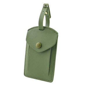 Etiqueta de equipaje personalizada al por mayor de cuero PU portátil para bodas, maletas, viajes, etiquetas de equipaje, etiquetas colgantes - Product Image 2