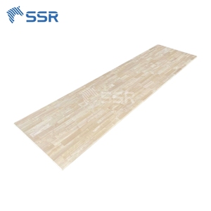 แผ่นไม้ยางพาราประกบแบบยาวพิเศษ SSR ขนาด 5900 มม. x 630 มม. x 40 มม. สำหรับทำขั้นบันไดและคานรองรับ - Product Image 1