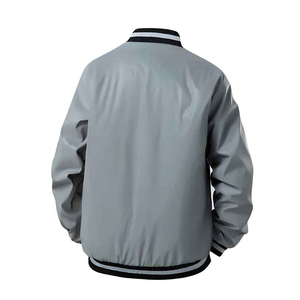 Blouson Bomber Homme Printemps Coupe Ample Décontracté Style Baseball Coupe-Vent Universitaire - Product Image 3