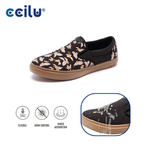 Zapatos planos de lona transpirables e impermeables de EVA para hombre de primavera - Product Image 1