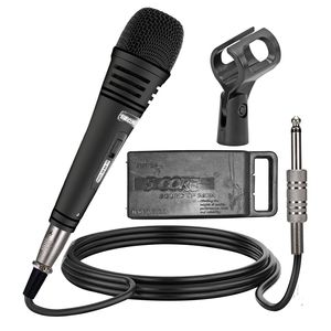 Microphone vocal dynamique professionnel pour chanter karaoké néodyme cardioïde unidirectionnel micro portable en acier Grille en métal - Product Image 1