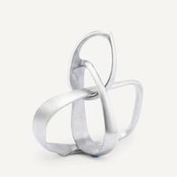 Sculpture en aluminium de qualité supérieure, faite à la main, pièce d'art artistique avec finition lisse pour la décoration de maisons de luxe et l'utilisation dans les bureaux