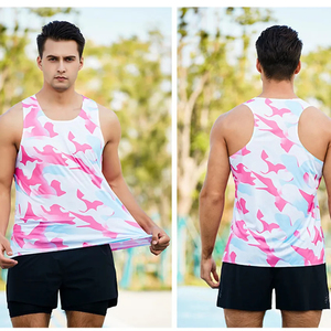 Clothing Gold High Quality Men Knitted Tank Top Screen Printing OEM Service Latest Design Anti-Pilling High Street - Product Image 6