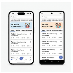 Application de compagnie IA ROYALCRAFT : Trouvez les significations et l'origine des noms de bébé, des noms modernes et uniques. Compatible Internet, Linux/MAC/Autres. - Product Image 2