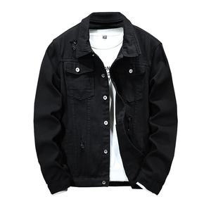 Nouveaux hommes best-seller Nouvelle veste en jean vintage Veste en jean grande taille décontractée personnalisée à la mode Design tendance pour hommes - Product Image 1