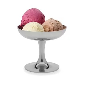Elegante Tazón de Acero Inoxidable para Helado, Copa Decorativa de Metal para Postres, para Buffet, Catering y Decoración de Eventos - Product Image 5