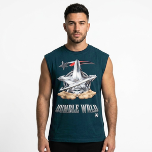 Custom Logo Polyester Knit <b>Tank</b> <b>Top</b> Summer Sporty Style Breathable Quick Dry Anti-Pilling Loose Design Sleeveless Vest - Product Image 1