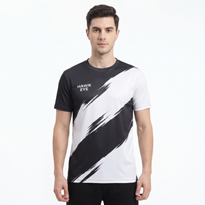 T-shirt de sport pour homme à imprimé intégral par sublimation, personnalisé, respirant, à manches courtes, pour l'entraînement athlétique - Product Image 1