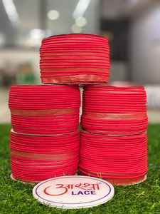 Dentelle de haute qualité idéale pour les bordures de sari, de lehenga et pour la création de robes. - Product Image 2