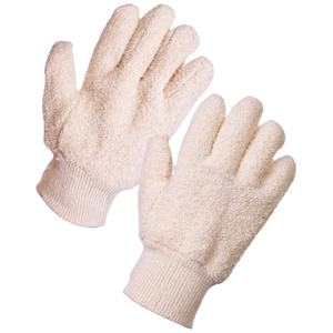 Gants de sécurité en coton éponge Gant en tissu éponge avec manchette en toile pour la boulangerie - Product Image 1