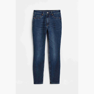 Pantalones Vaqueros Azules Personalizados al por Mayor, Pantalones Casuales Rectos de Mezclilla Ecológica 100% Algodón, Cintura Alta, para Mujer, con Servicio OEM - Product Image 6
