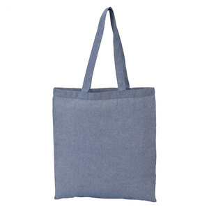Recycled Cotton <b>Tote</b> Bag | Eco Friendly Reusable Shopping Grocery Shoulder Bag | Everyday Carry Custom Logo Print <b>Tote</b> Bag - Product Image 4