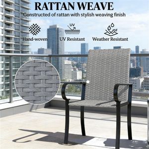 Set di 4 Poltrone Grigie per Soggiorno e Sala da Pranzo - Product Image 2