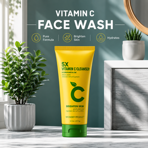 Crema Facial Blanqueadora Coreana con Vitamina C de Wonder Products, 100g |   Crema Hidratante Orgánica - Product Image 1