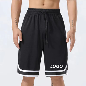 Shorts de basketball pour hommes style baggy personnalisables, grande taille, coupe courte, respirants, en maille de polyester écologique – Offre Spéciale - Product Image 4