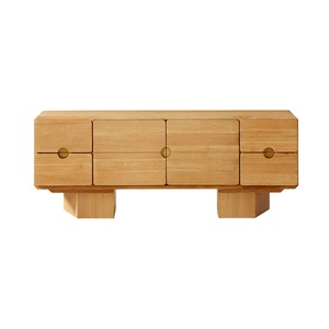 Modern Solid Wood Sideboard Cabinet Minimalist Storage Drawer <b>Buffet</b> <b>Table</b> for Living Room Dining Room Furniture - Product Image 1