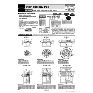 แผ่นสุญญากาศ ZPT80HBNJ25-B01-A18นิวเมติกส์ชิ้นส่วนอุตสาหกรรม - Product Image 1