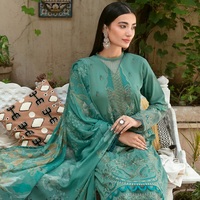 Ensemble Salwar Kameez en Chiffon Rouge pour Femme Ramsha, Imprimé Floral Numérique, Tenue Traditionnelle Indienne et Pakistanaise pour Mariage, Longueur au Sol, Coupe Classique