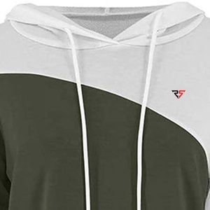 Sudaderas con capucha de tres tonos para mujer, fabricación de Pakistán, ropa informal, sudaderas con capucha lisas de gran calidad para mujer - Product Image 5