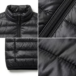 Veste matelassée chaude de qualité supérieure, design léger, vêtement d'extérieur décontracté, essentiel - Product Image 6