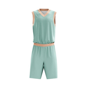 Uniforme de Baloncesto sin Mangas con Cuello en V, Transpirable, con Estampado Geométrico Sublimado, que Absorbe la Humedad - Product Image 3