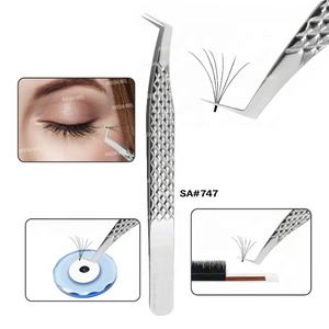 Coffret de beauté en acier inoxydable avec Logo personnalisé, coffret pour Extension de cils, pince à épiler, or, boîte à outils OEM - Product Image 3