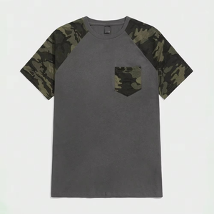 เสื้อยืดคอกลมแขนสั้นผ้าฝ้าย 100% สีพื้นแบบใหม่สำหรับผู้ชาย ทรงปกติ แห้งเร็ว เป็นมิตรกับสิ่งแวดล้อม เหมาะสำหรับกิจกรรมกลางแจ้ง - Product Image 3