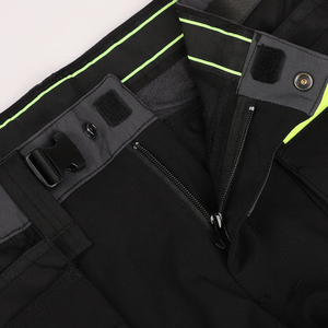 Pantalon de travail cargo pour homme de haute qualité, personnalisable, robuste, sécurité ANSI Classe 2, avec LED clignotante, imperméable, étui et genouillères, grandes tailles - Product Image 6