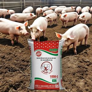 Sacs en plastique de sac d'emballage tissés par pp de haute qualité de 25kg le meilleur choix du Viet Nam pour l'alimentation imprimée flexographique de couleur - Product Image 2