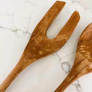 Ensemble de saladiers en bois d'acacia au design moderne, écologique, compatible lave-vaisselle et micro-ondes, finition polie miroir - Product Image 6
