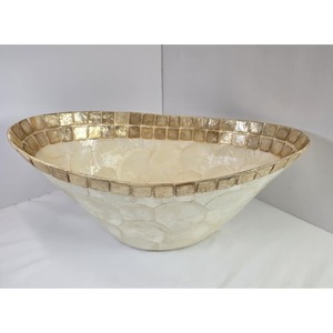 Premium Quality <b>Mother</b> of Pearl Bowl Handmade Natural Shell Decorative Bowl for Home Decor and Tabletop Display for Sale - Product Image 1